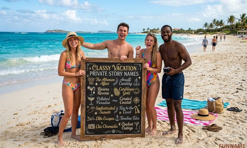 Classy Vacation Private Story Names