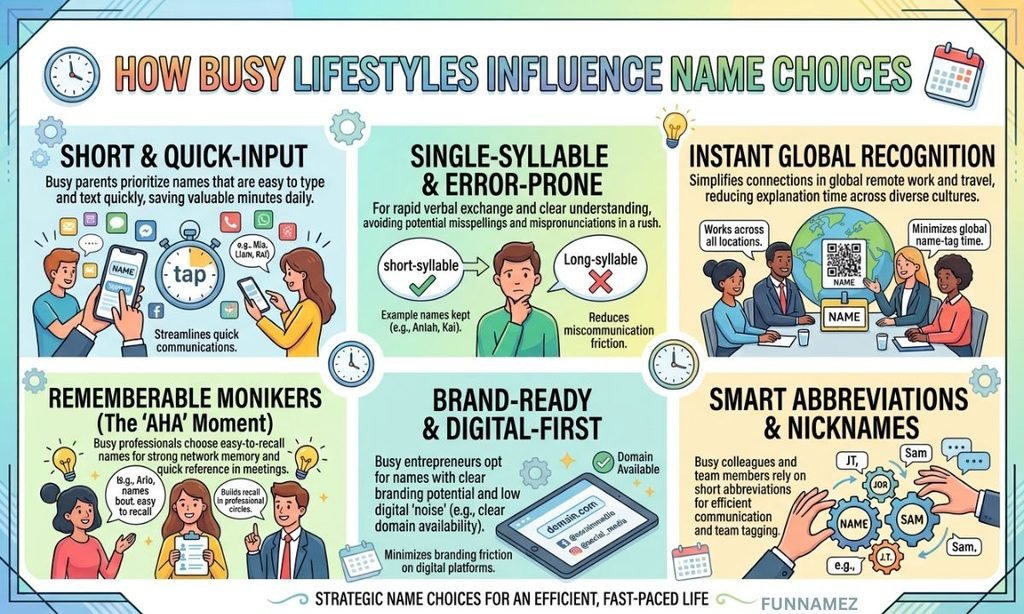 How Busy Lifestyles Influence Name Choices