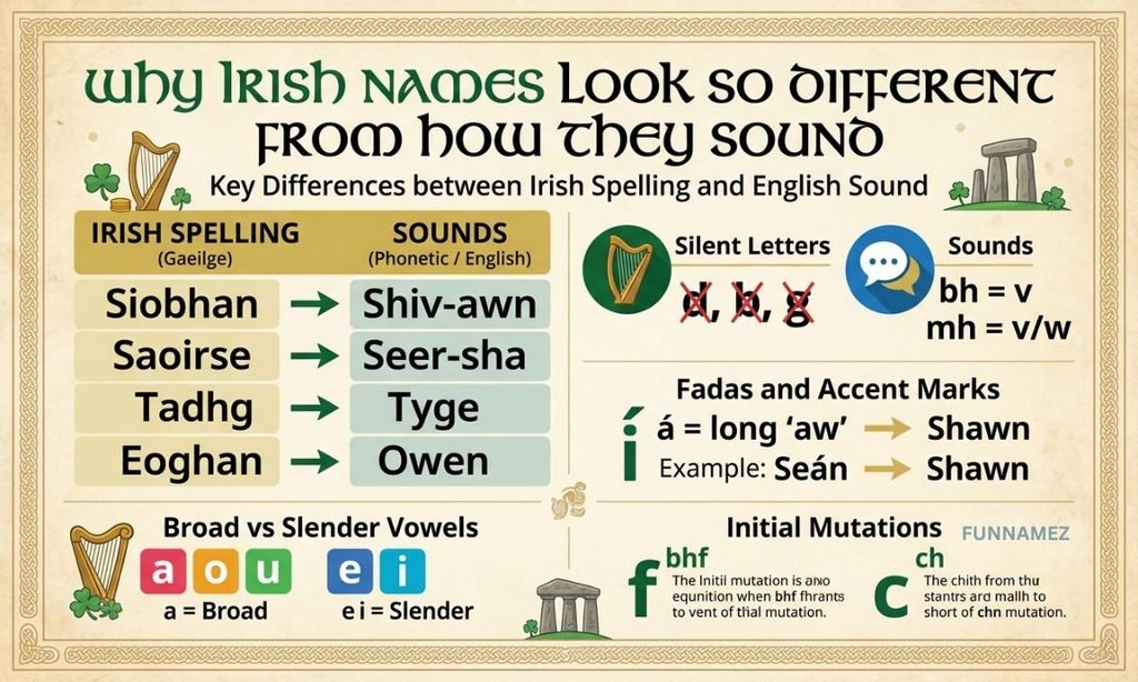 Why Irish Names Look So Different From How They Sound