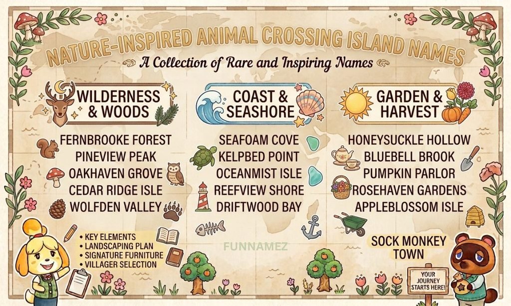 Nature-Inspired Animal Crossing Island Names