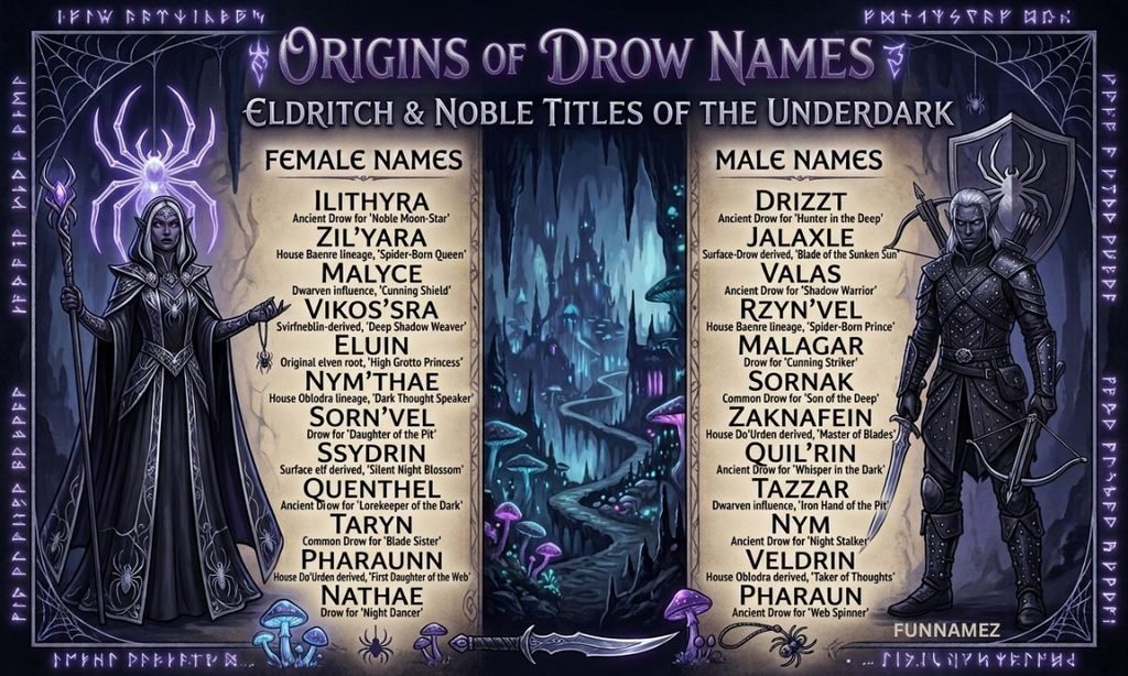Origins Of Drow Names
