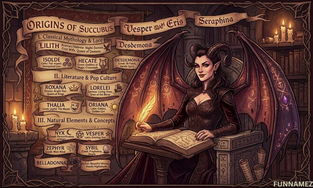 Origins Of Succubus Names