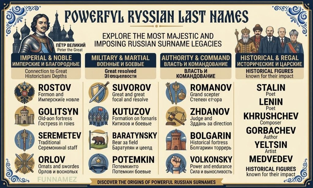 Powerful Russian Last Names