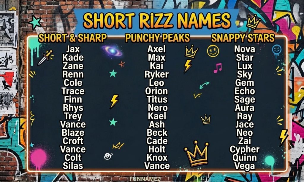 Short Rizz Names