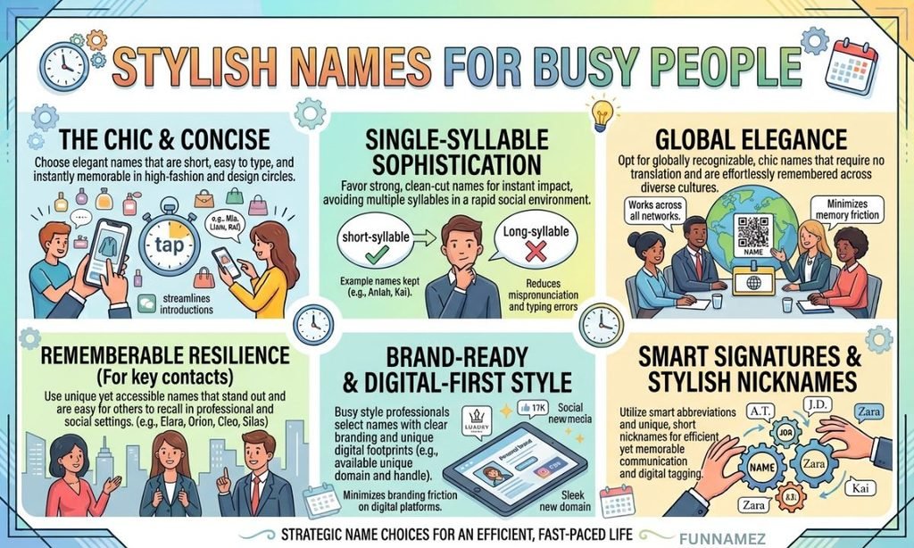 Stylish Names For Busy People