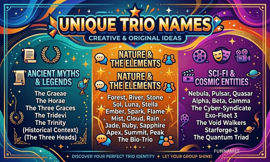 Unique Trio Names