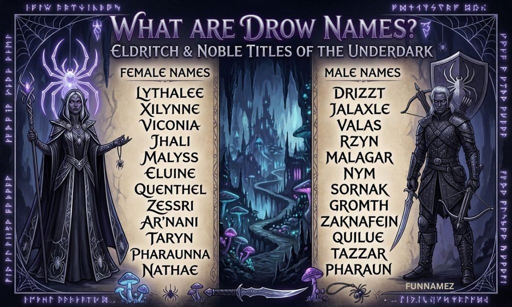 What Are Drow Names