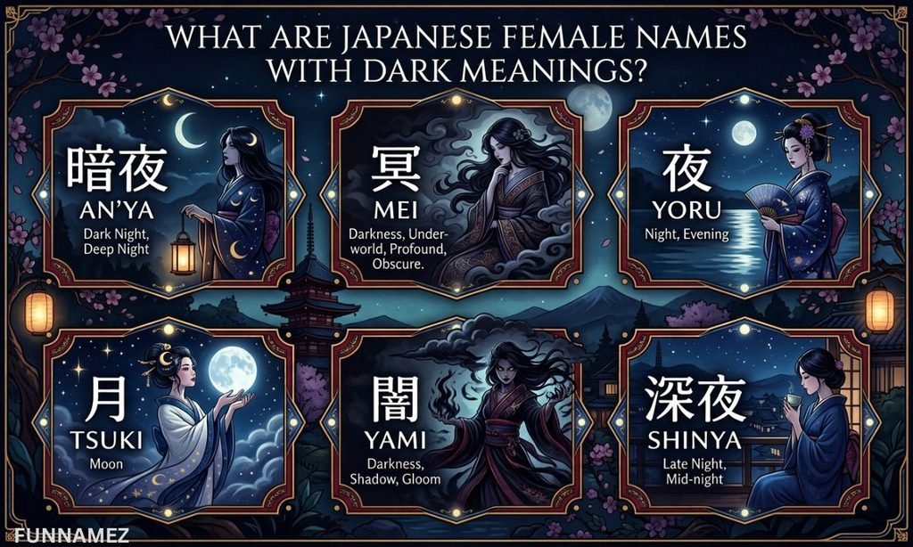 What Are Japanese Female Names With Dark Meanings?