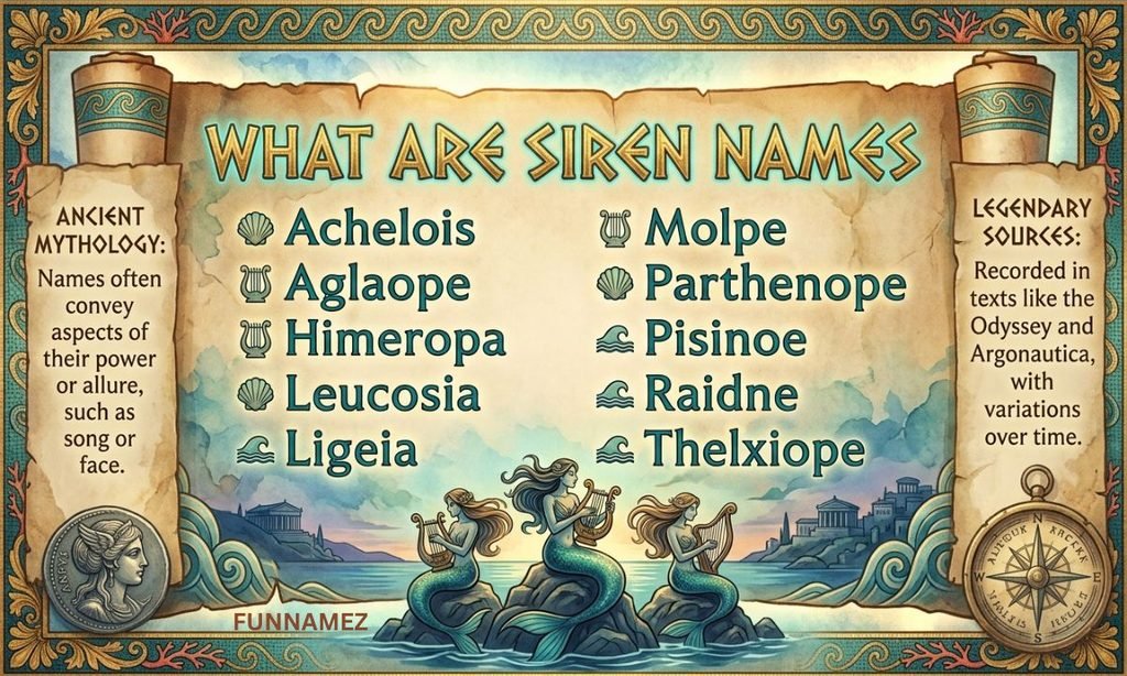 What Are Siren Names