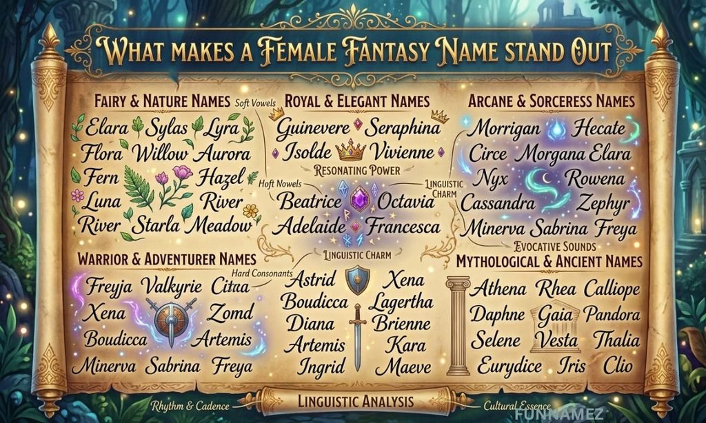 What Makes A Female Fantasy Name Stand Out