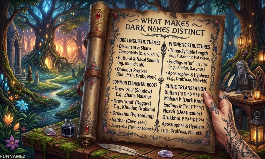 What Makes Dark Elf Names Distinct