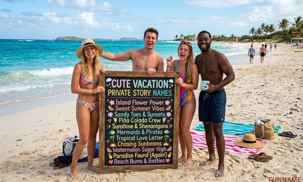 Cute Vacation Private Story Names