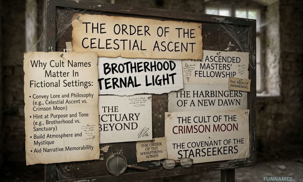 Why Cult Names Matter In Fictional Settings
